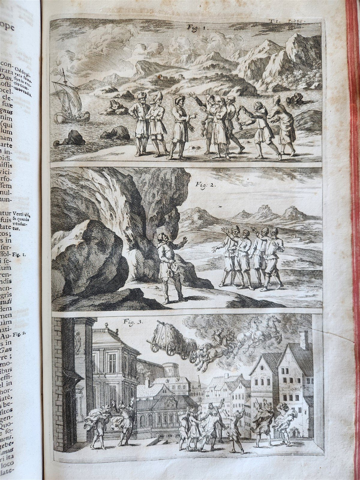 1696 ILLUSTRATED Specula physico-mathematico-historica antique 2 FOLIO VOLUMES