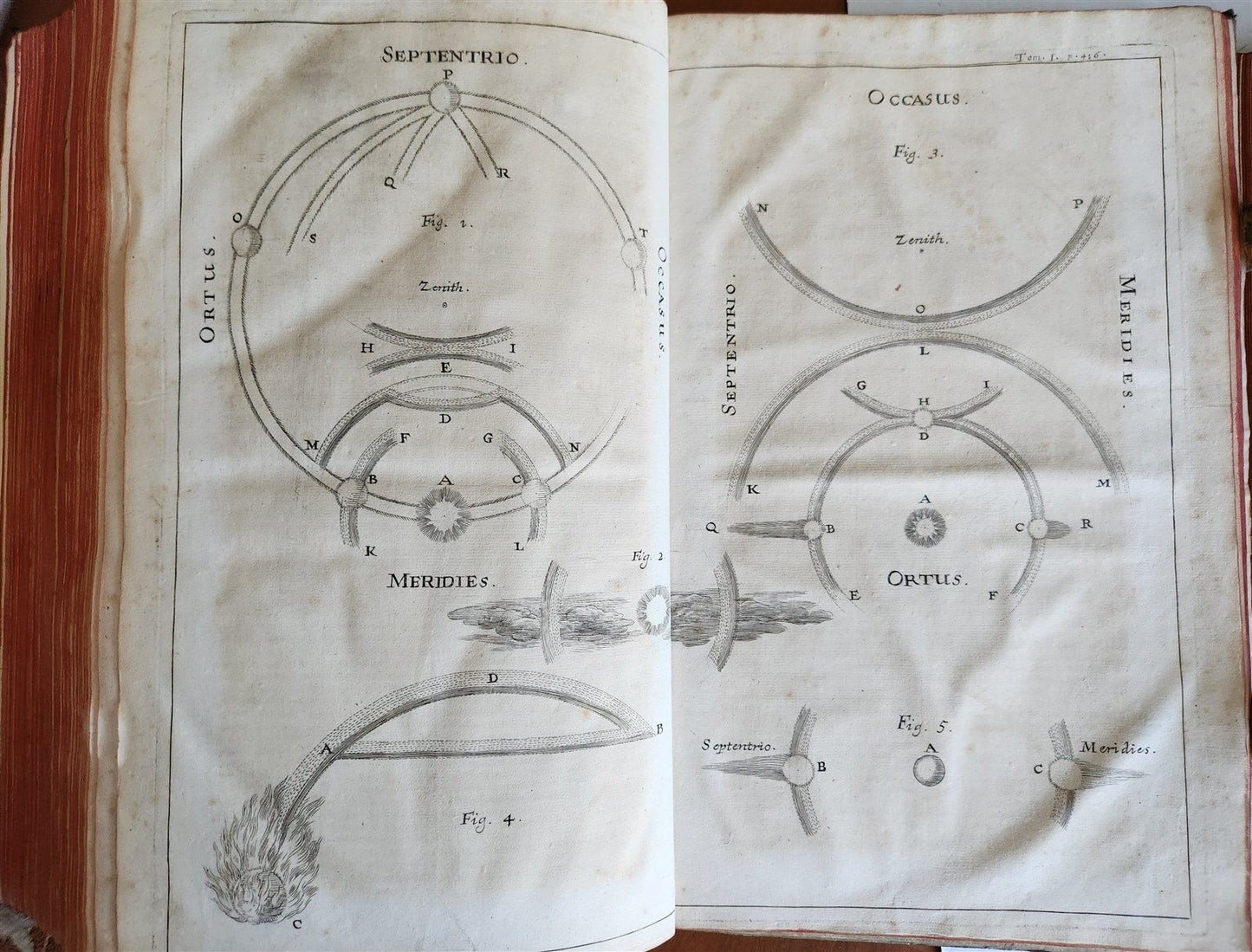 1696 ILLUSTRATED Specula physico-mathematico-historica antique 2 FOLIO VOLUMES