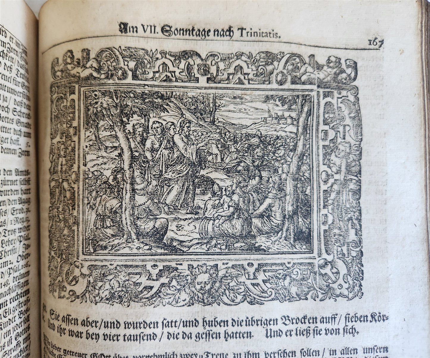 1701 BIBLE COMMENTARIES by J. Spangenberg antique ILLUSTRATED FOLIO in GERMAN