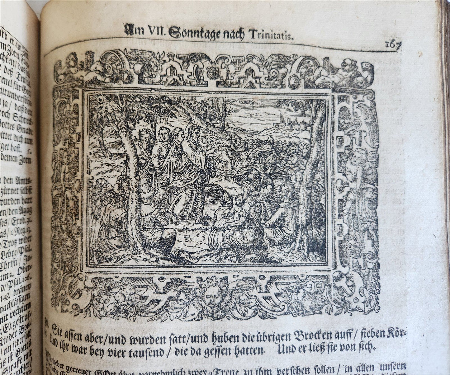 1701 BIBLE COMMENTARIES by J. Spangenberg antique ILLUSTRATED FOLIO in GERMAN