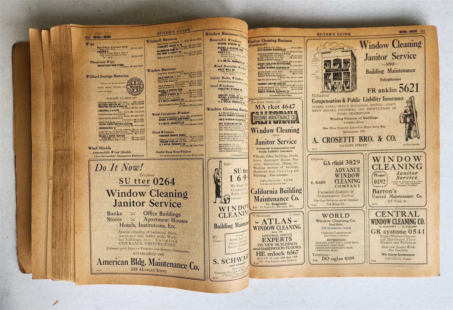 SAN FRANCISCO and BAY COUNTIES TELEPHONE DIRECTORY antique