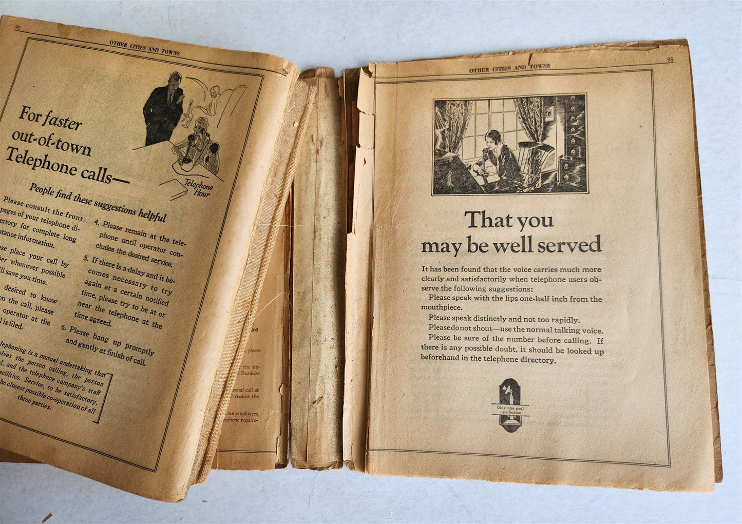 SAN FRANCISCO and BAY COUNTIES TELEPHONE DIRECTORY antique