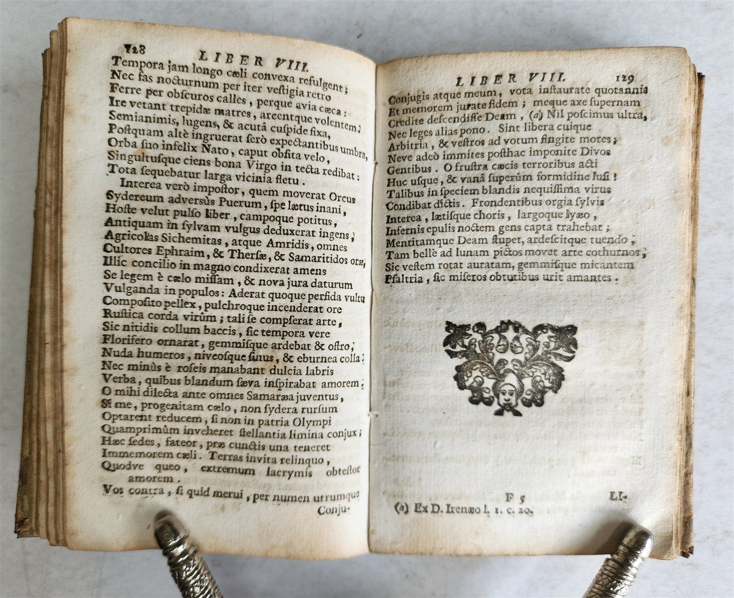 1733 JESUS PUER & SYLVIA antique LATIN Poetry VELLUM BINDING