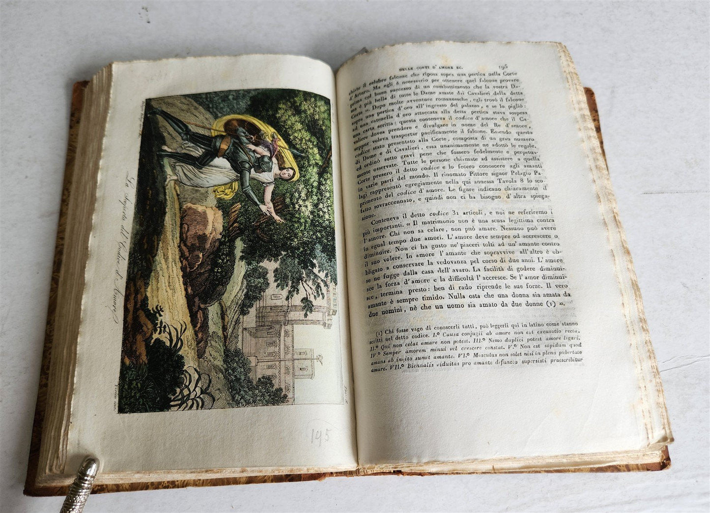 1830 ILLUSTRATED HISTORY of CAVALRY CHIVALRY antique in ITALIAN