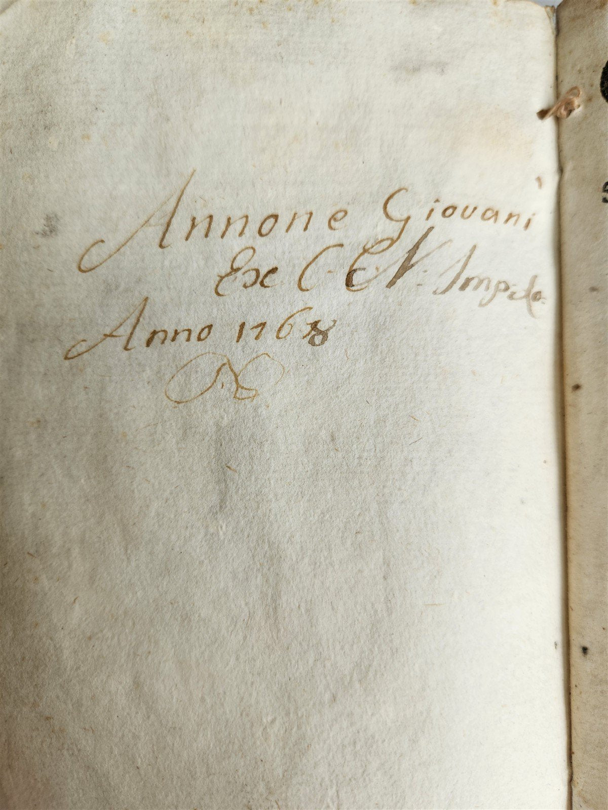 1740 ITALIAN LANGUAGE TREATISE by Giovanni Margini antique VELLUM BOUND
