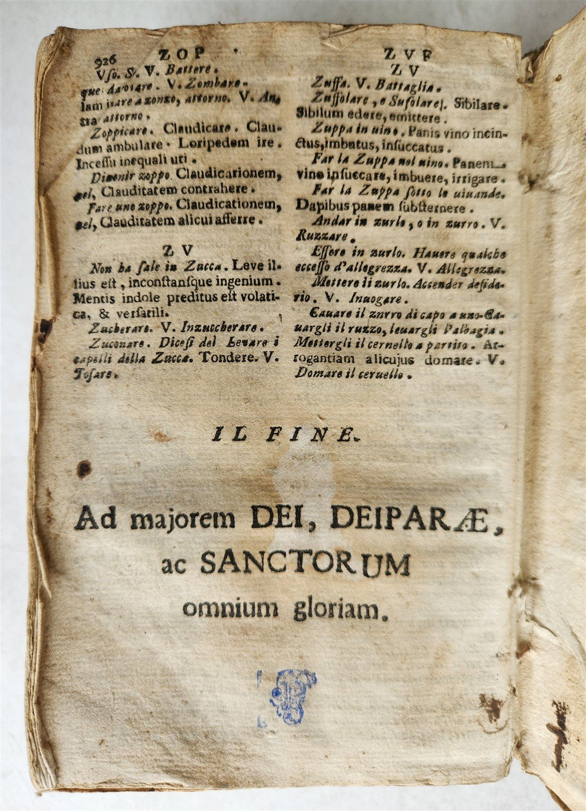 1740 ITALIAN LANGUAGE TREATISE by Giovanni Margini antique VELLUM BOUND