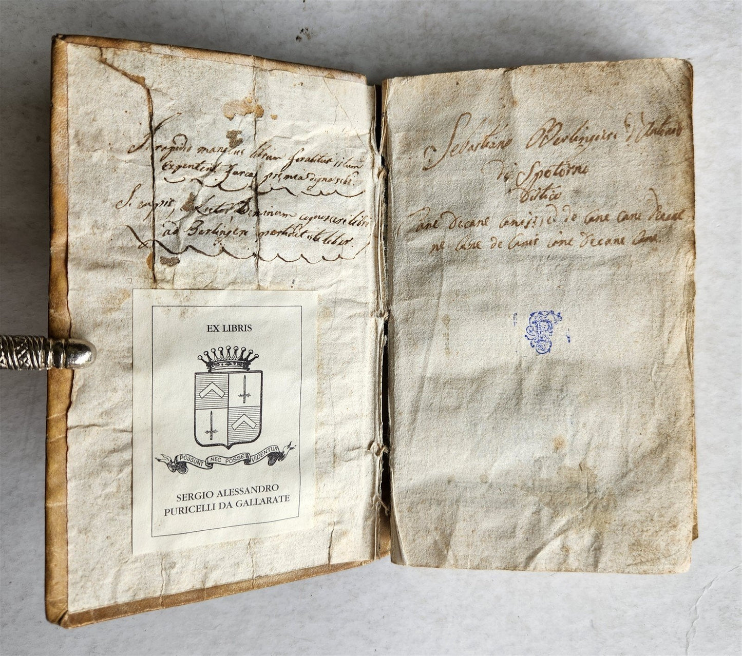 1819 DE ARTE RHETORICA by P. DOMINICO DECOLONIA antique VELLUM BOUND