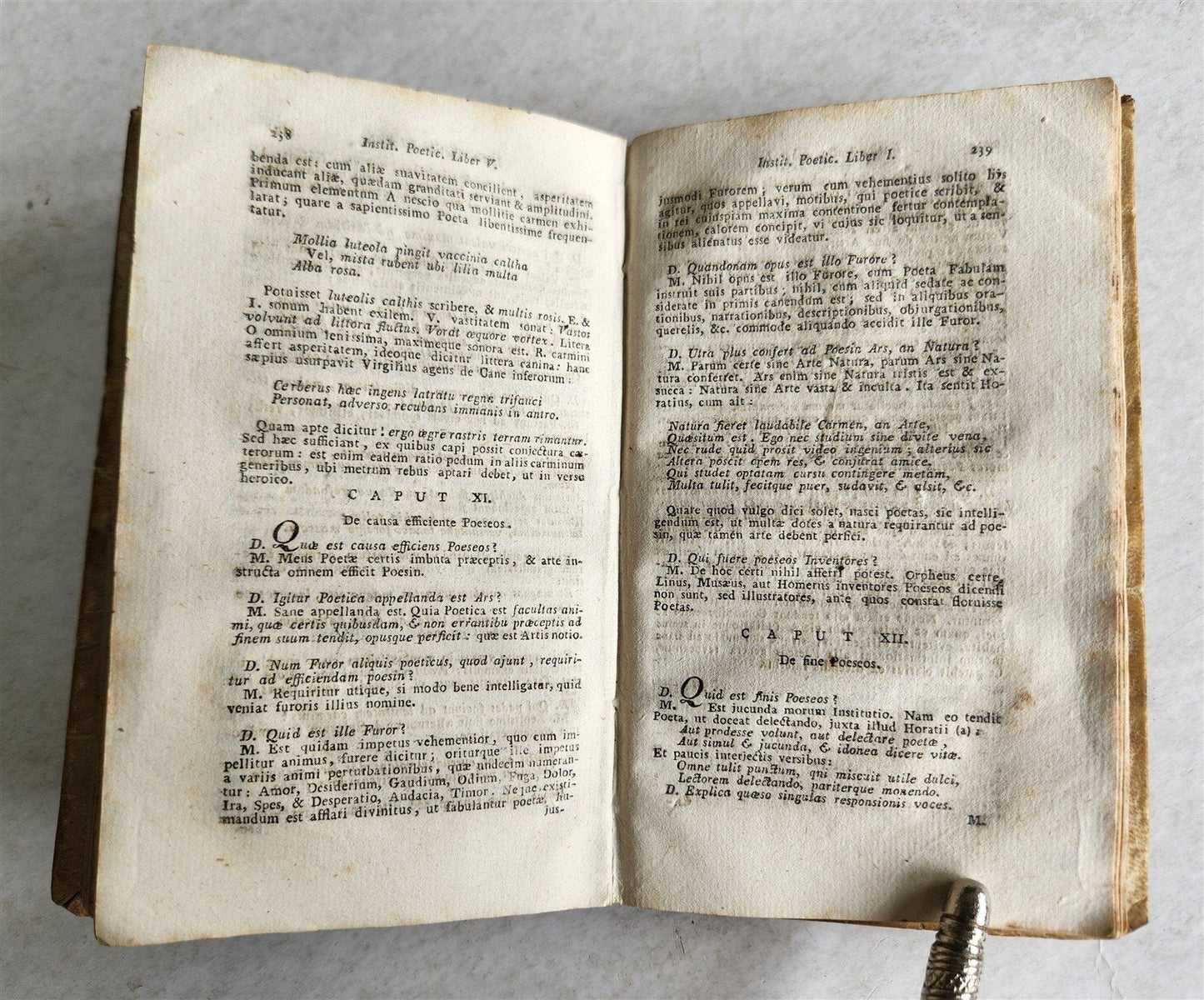 1819 DE ARTE RHETORICA by P. DOMINICO DECOLONIA antique VELLUM BOUND