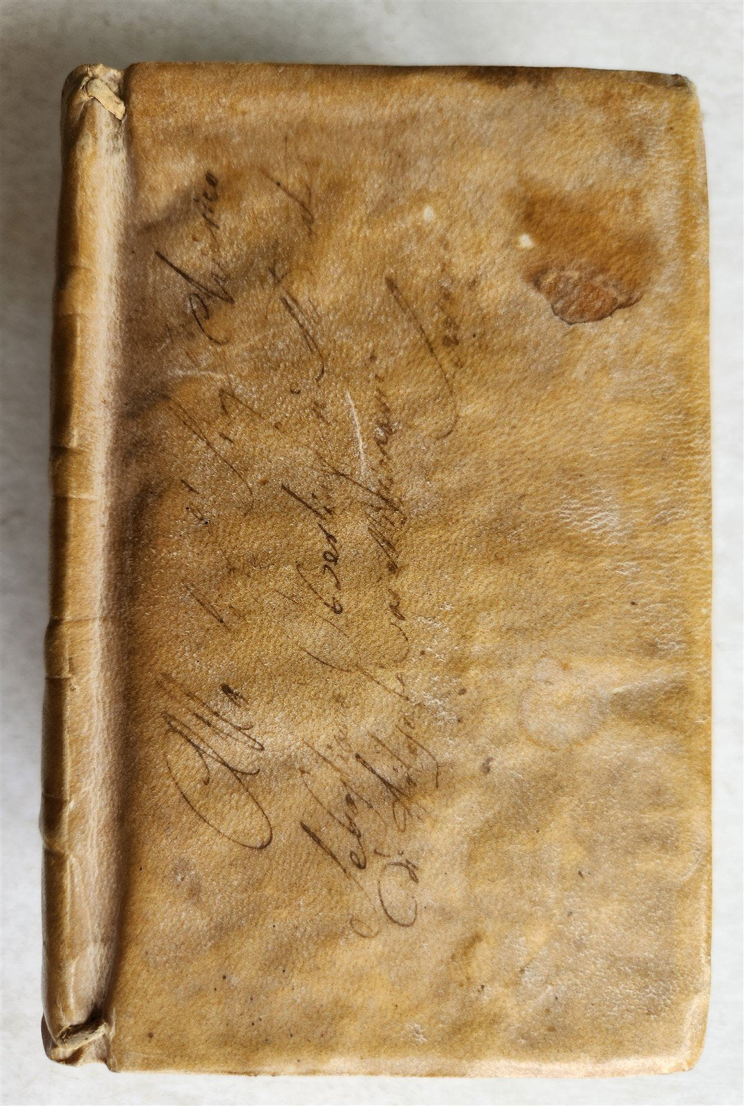 1683 THEOLOGY by Rev. Gervasii Pizzurni Genuensis antique VELLUM BOUND