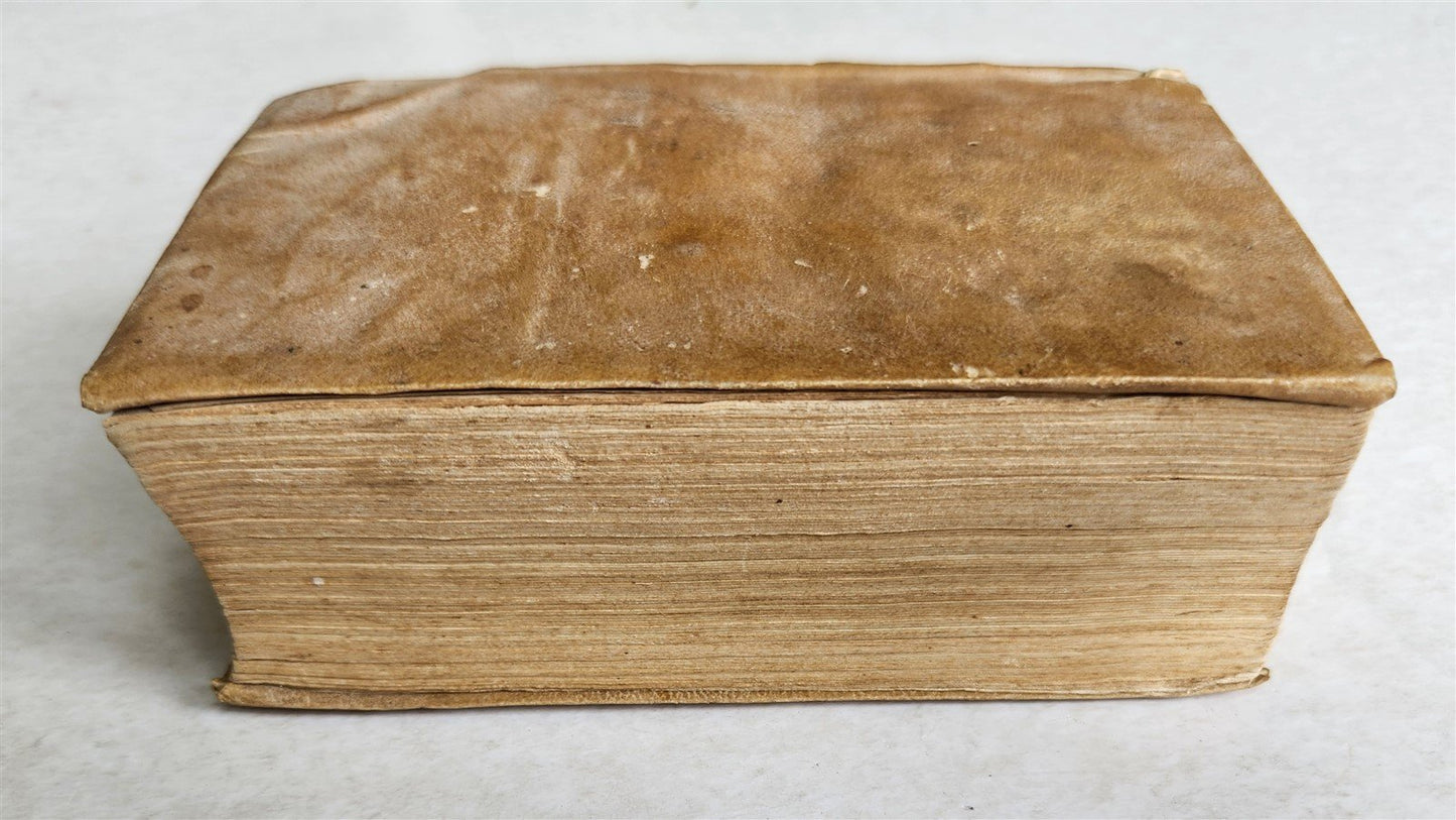 1683 THEOLOGY by Rev. Gervasii Pizzurni Genuensis antique VELLUM BOUND