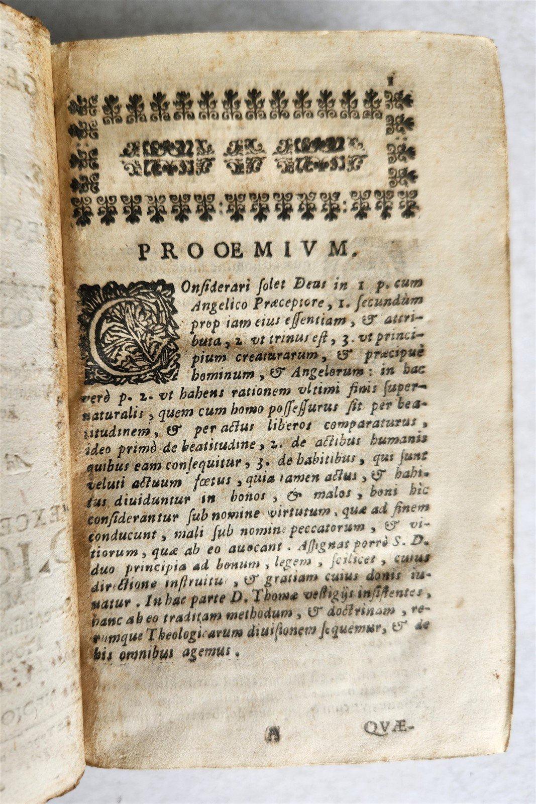 1683 THEOLOGY by Rev. Gervasii Pizzurni Genuensis antique VELLUM BOUND