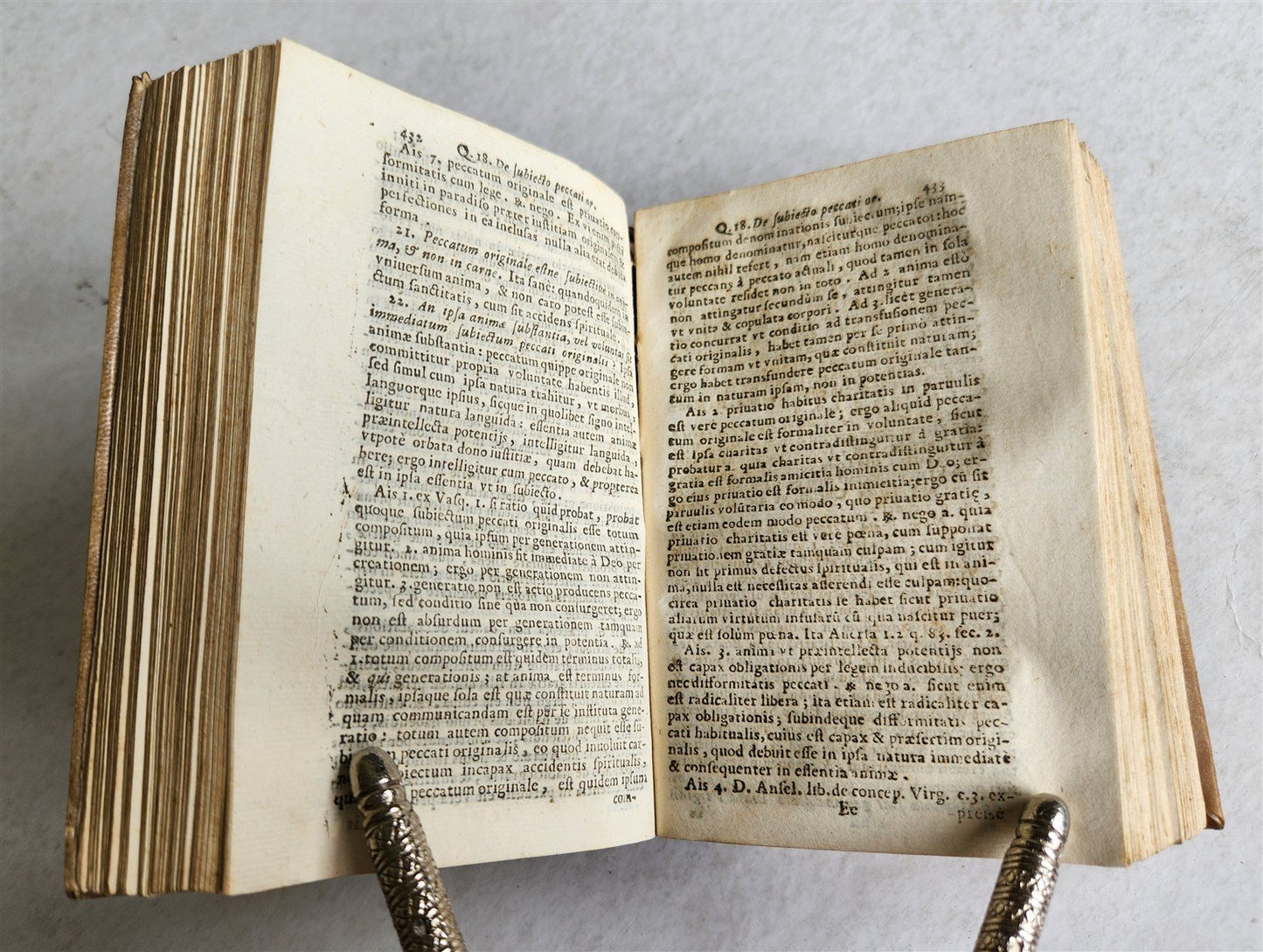 1683 THEOLOGY by Rev. Gervasii Pizzurni Genuensis antique VELLUM BOUND