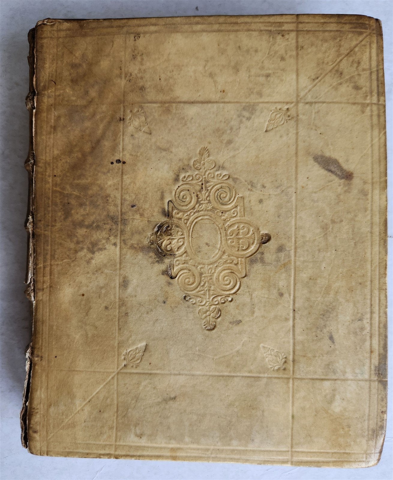 1718 ALTAR SECRETS in DUTCH ILLUSTRATED antique BLIND-STAMPED VELLUM