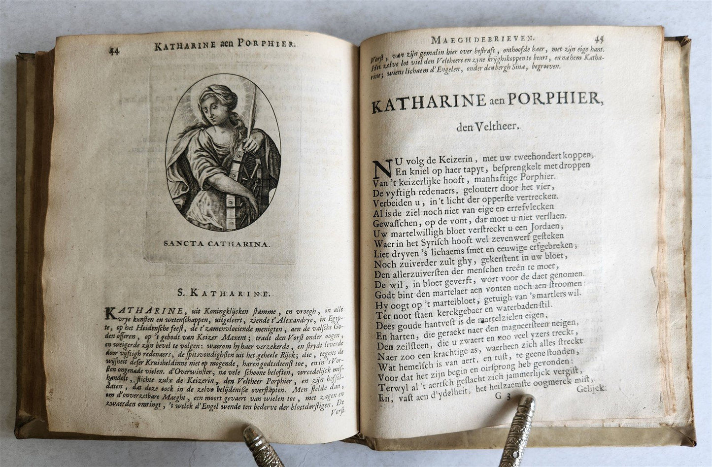 1718 ALTAR SECRETS in DUTCH ILLUSTRATED antique BLIND-STAMPED VELLUM