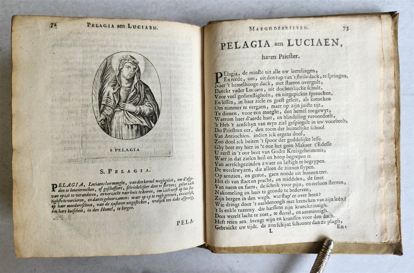 1718 ALTAR SECRETS in DUTCH ILLUSTRATED antique BLIND-STAMPED VELLUM