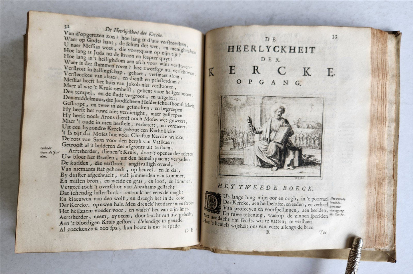 1718 ALTAR SECRETS in DUTCH ILLUSTRATED antique BLIND-STAMPED VELLUM