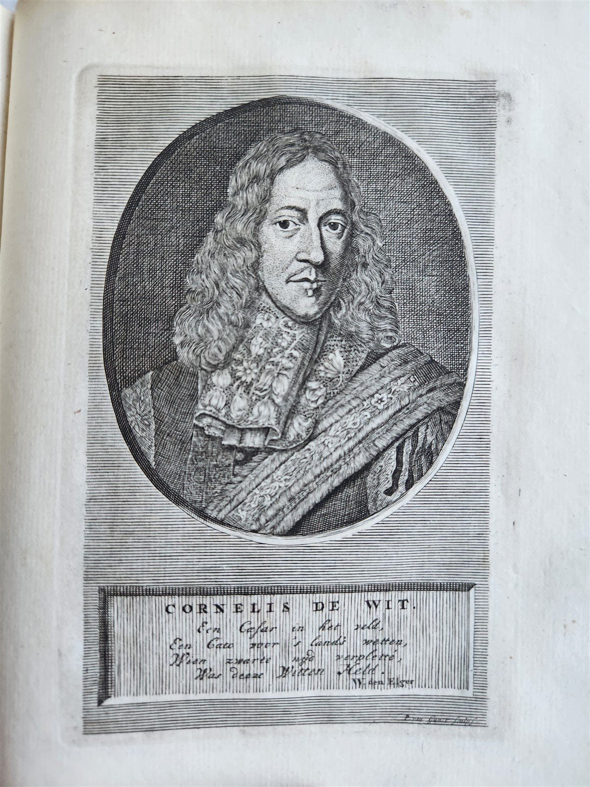 1736 POETRY in DUTCH PALAMEDES antique ILLUSTRATED
