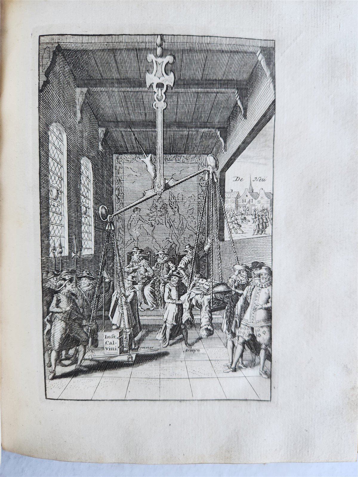 1736 POETRY in DUTCH PALAMEDES antique ILLUSTRATED