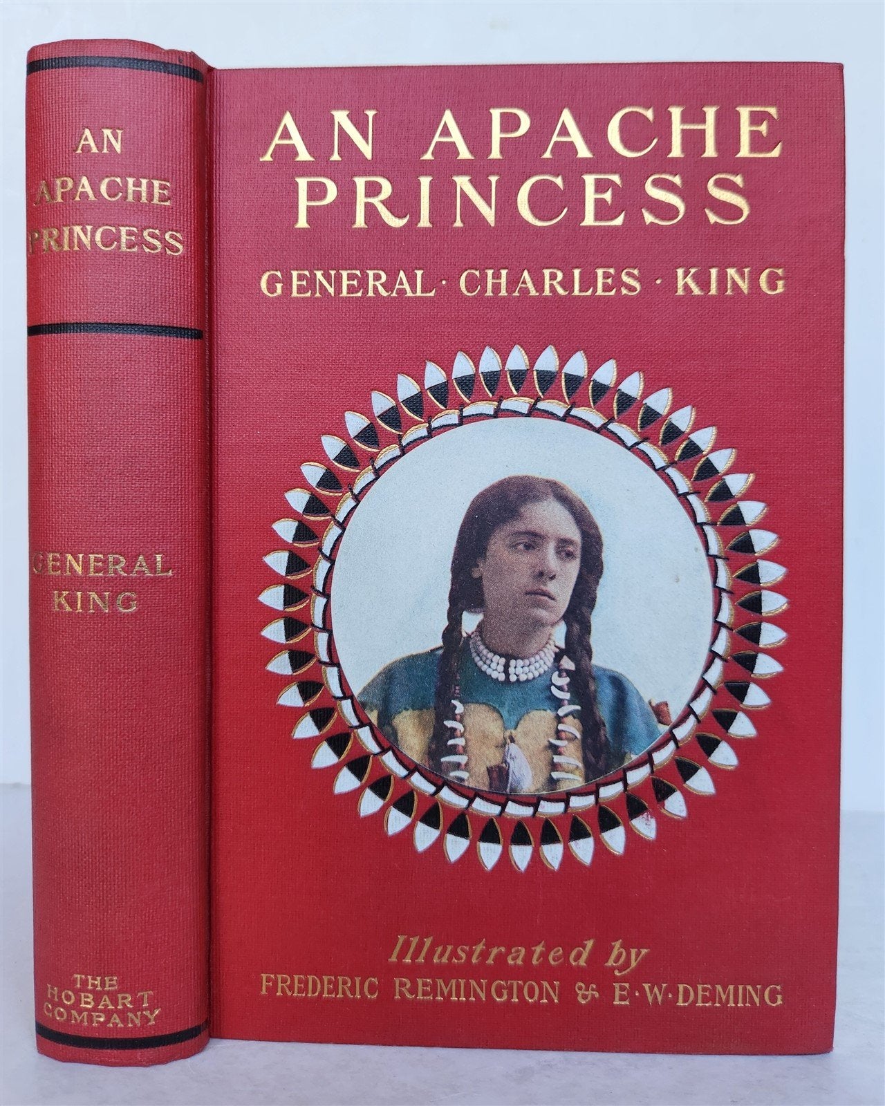 1903 AN APACHE PRINCESS by GENERAL CHARLES KING antique ILLUSTRATED