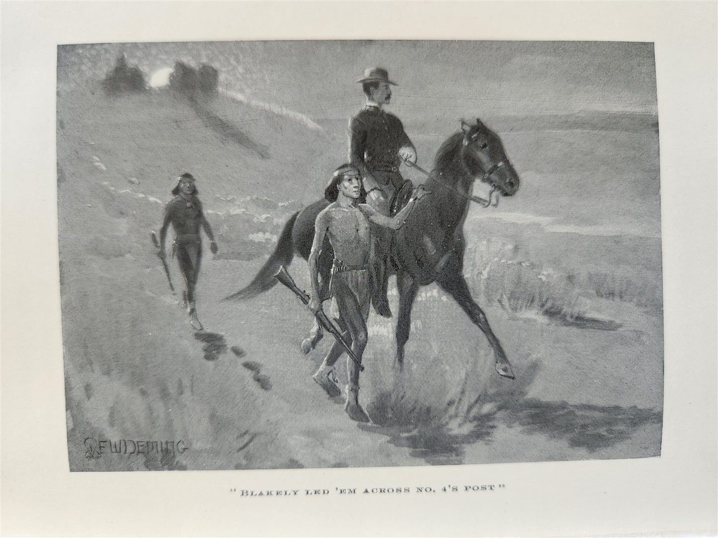 1903 AN APACHE PRINCESS by GENERAL CHARLES KING antique ILLUSTRATED
