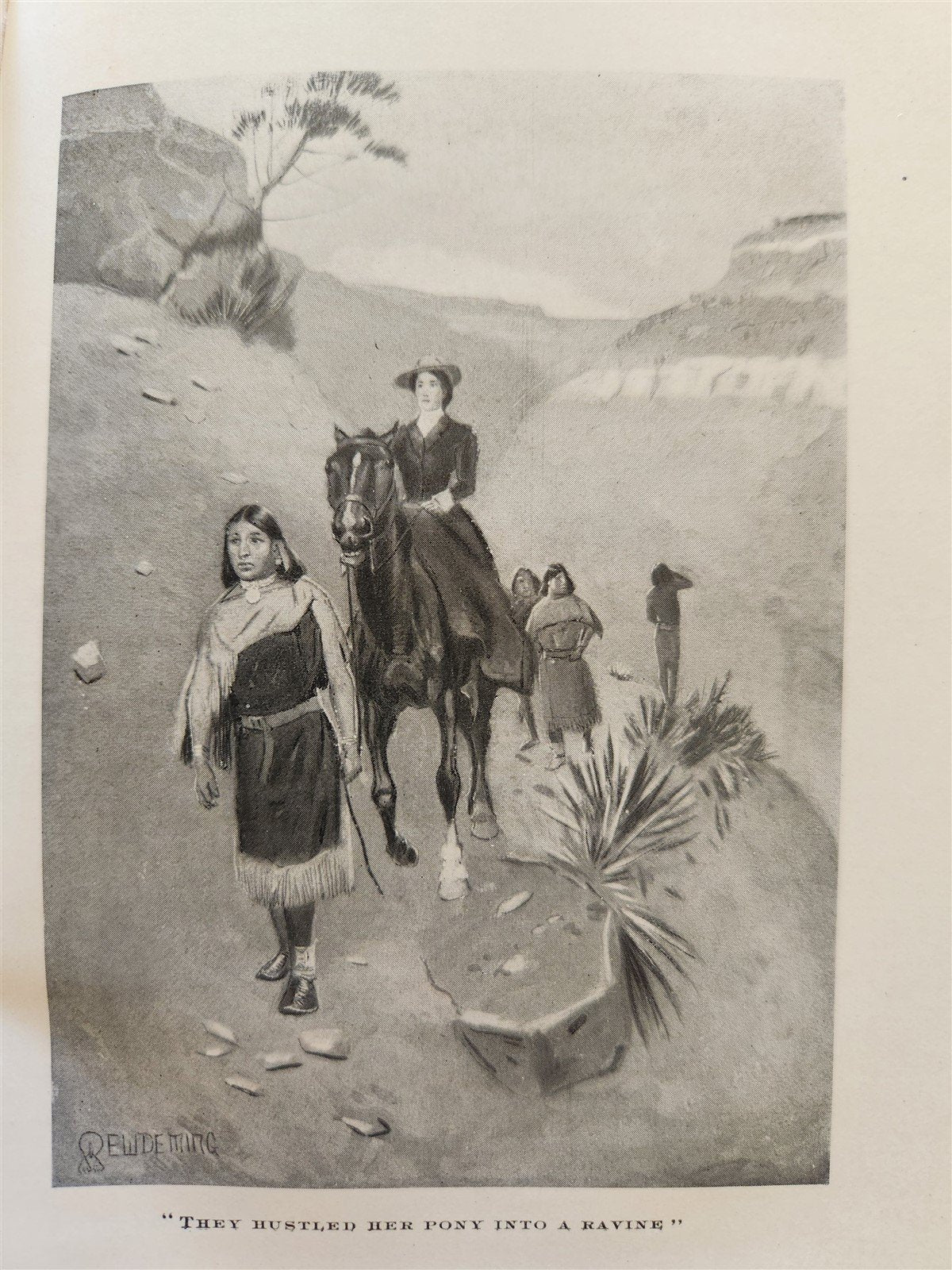 1903 AN APACHE PRINCESS by GENERAL CHARLES KING antique ILLUSTRATED
