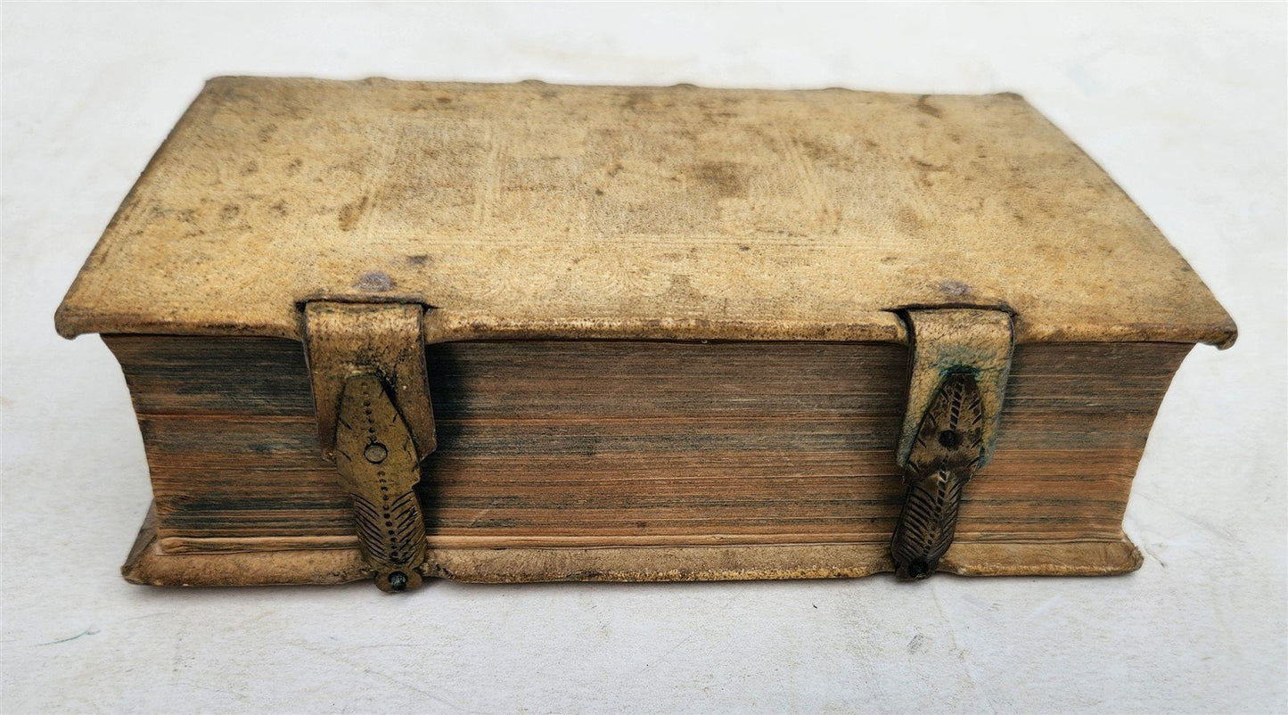 1726 INDEX of PROHIBITED BOOKS PRAGUE antique PIGSKIN BINDING Index librorum