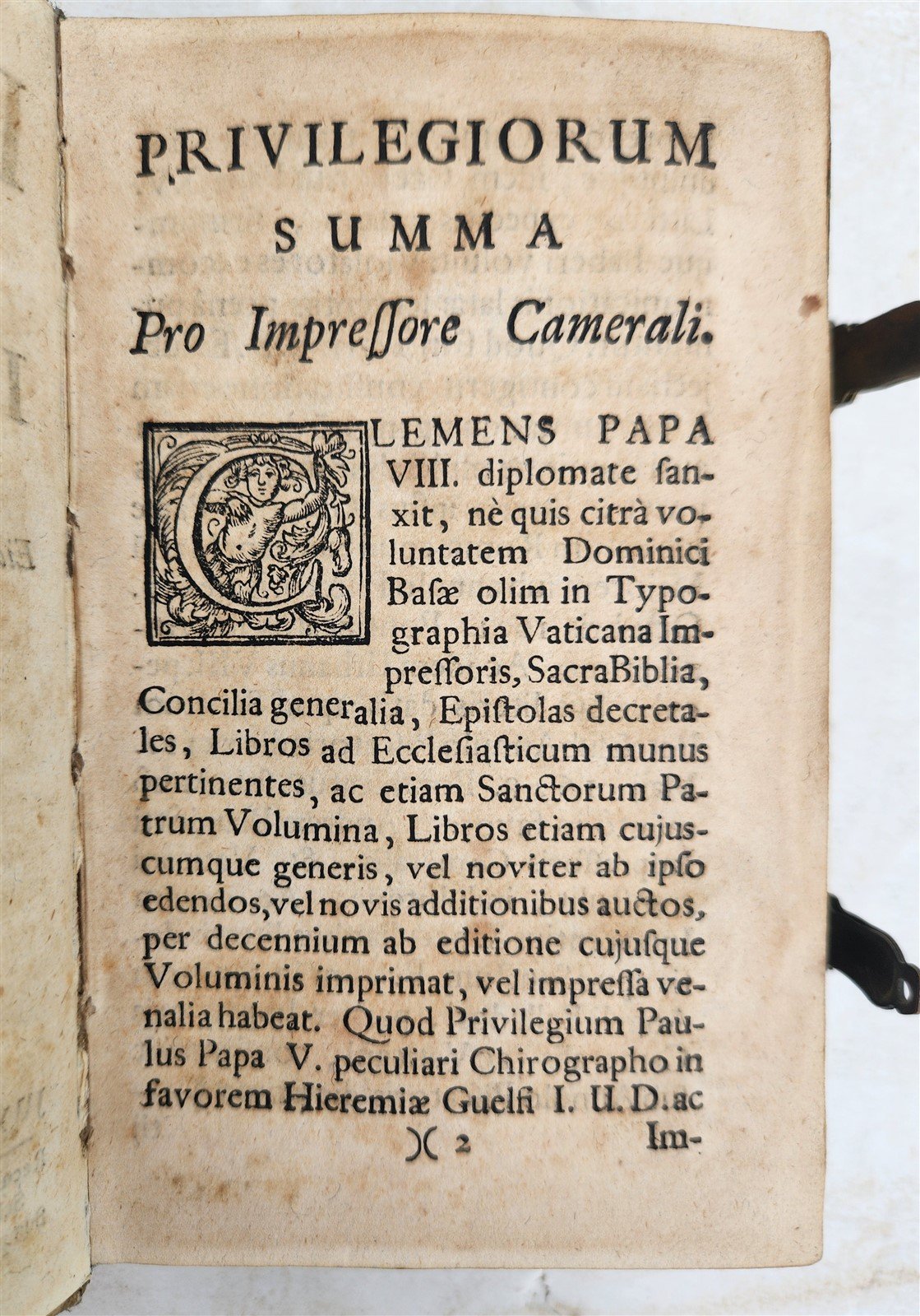 1726 INDEX of PROHIBITED BOOKS PRAGUE antique PIGSKIN BINDING Index librorum