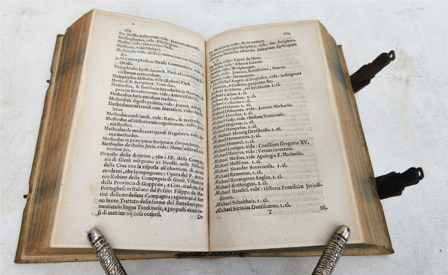 1726 INDEX of PROHIBITED BOOKS PRAGUE antique PIGSKIN BINDING Index librorum