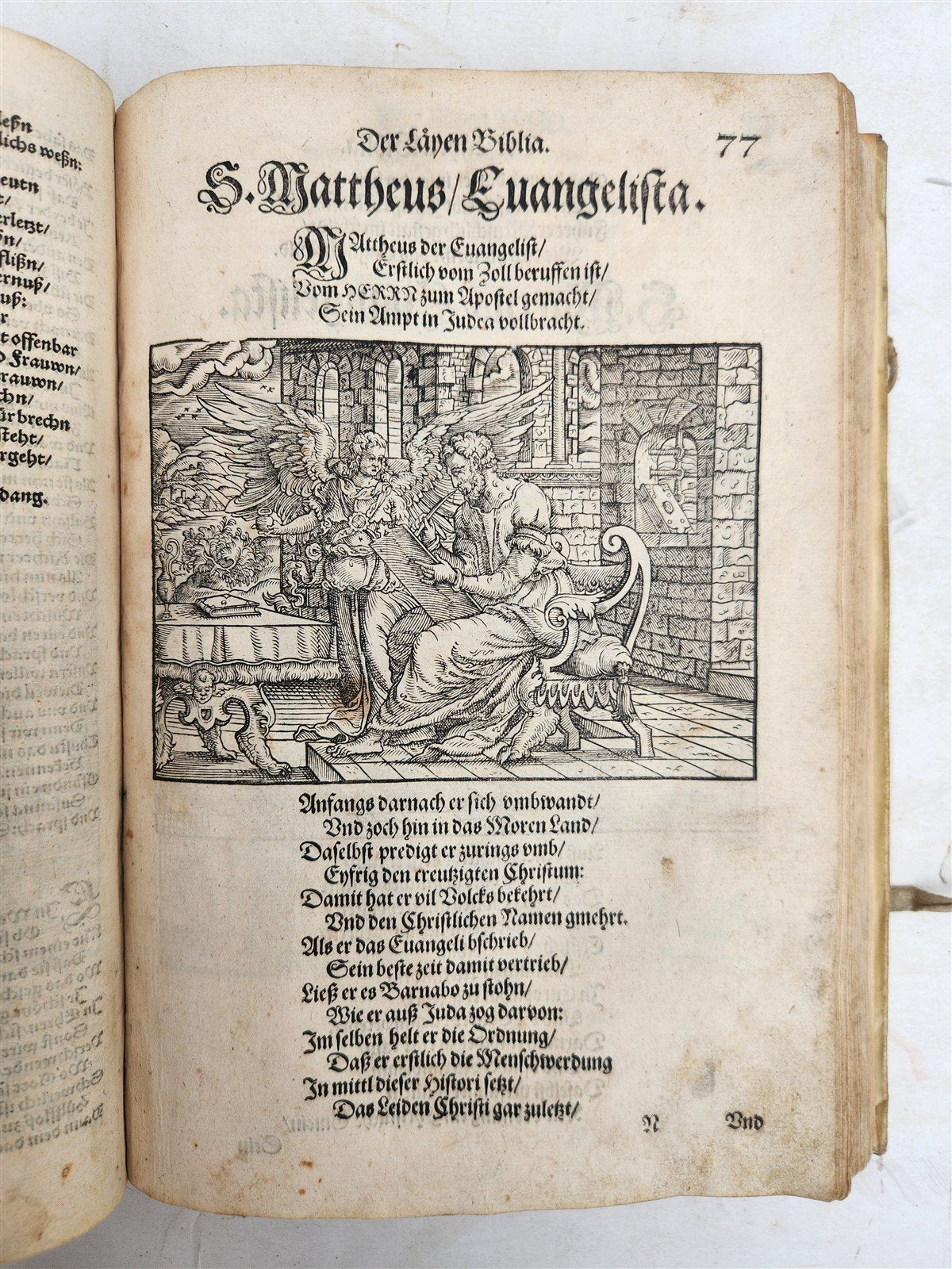 1569 PICTURE BIBLE antique ILLUSTRATED LAYMANS BIBLIA J. Amman Solis Bocksberger