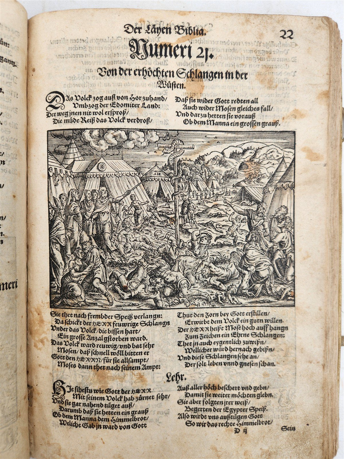 1569 PICTURE BIBLE antique ILLUSTRATED LAYMANS BIBLIA J. Amman Solis Bocksberger