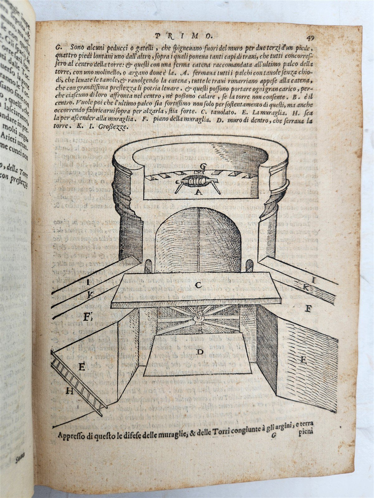 1567 ARCHITECTURE by VITRUVIUS antique FULLY ILLUSTRATED 16th CENTURY vellum