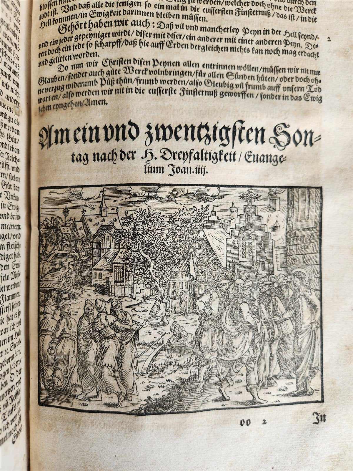 1577 BIBLE COMMENTARIES by J. Feucht ILLUSTRATED antique 16th century FOLIO