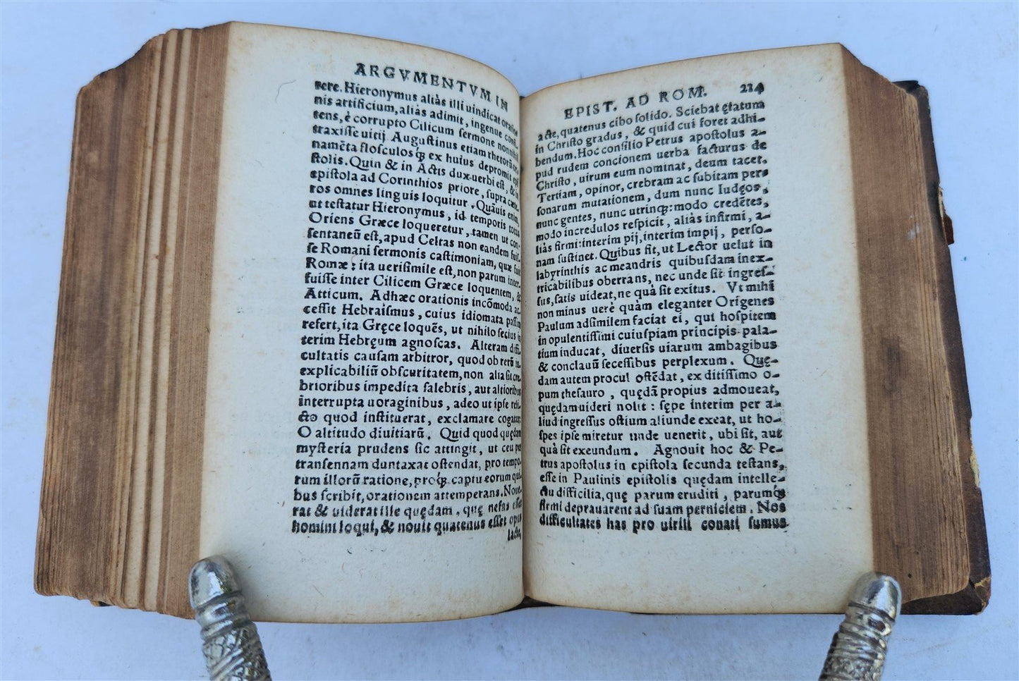 1550 BIBLE in LATIN by ERASMUS antique RARE ZURICH pocket size NEW TESTAMENT