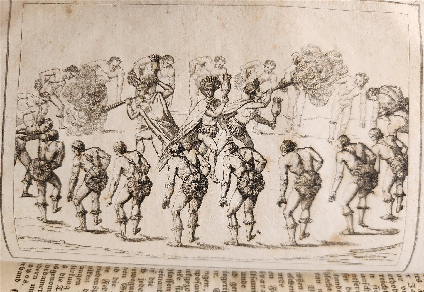 1838 BRAZIL antique ILLUSTRATED in GERMAN