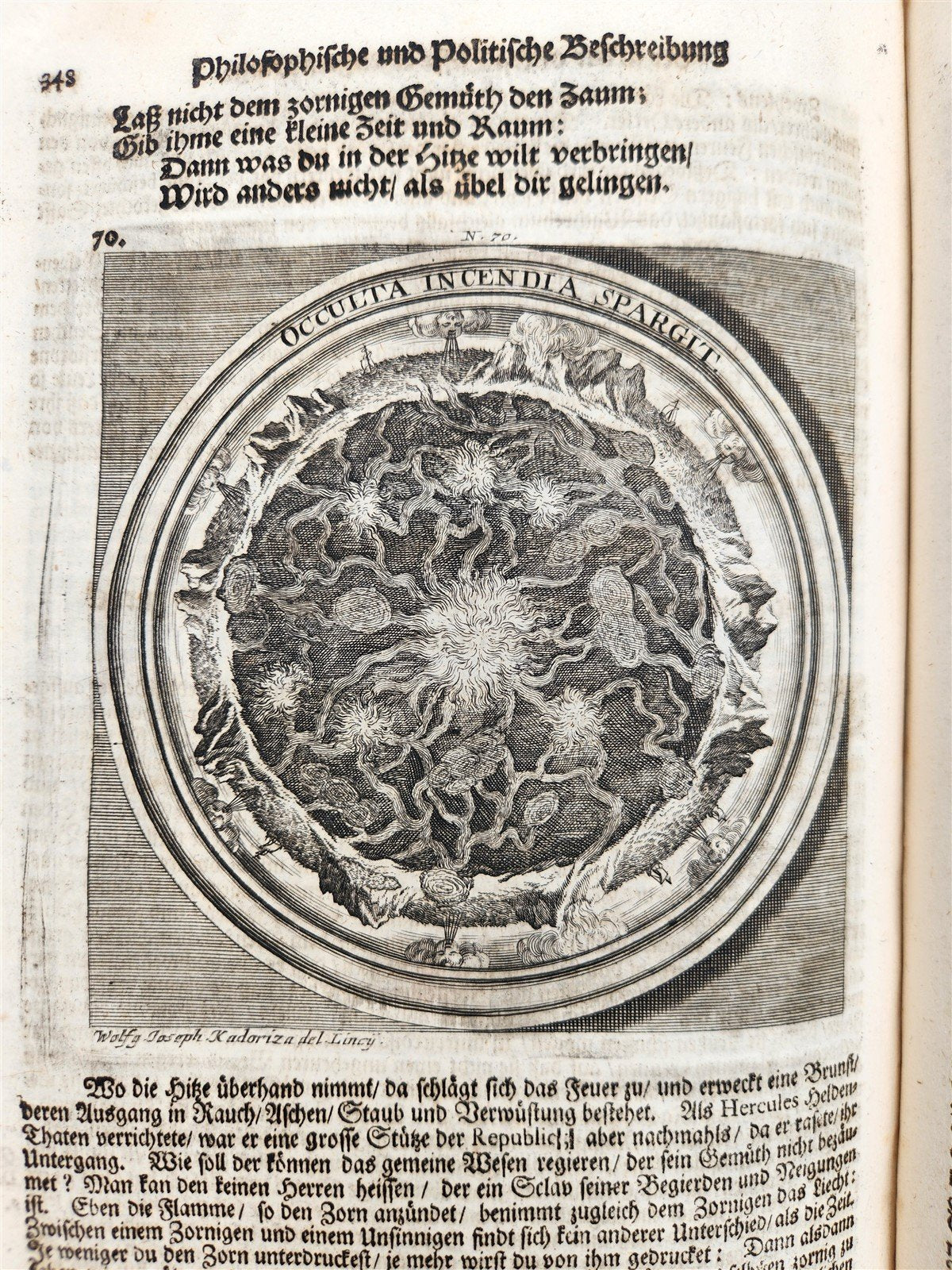 1712 METEOROLOGIA illustrated w/ 83 ENGRAVINGS antique in GERMAN VELLUM FOLIO