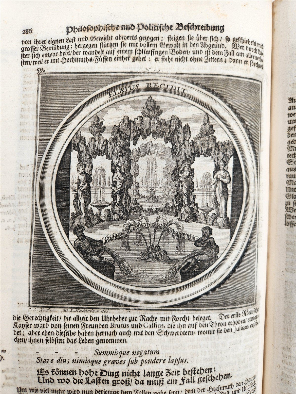 1712 METEOROLOGIA illustrated w/ 83 ENGRAVINGS antique in GERMAN VELLUM FOLIO