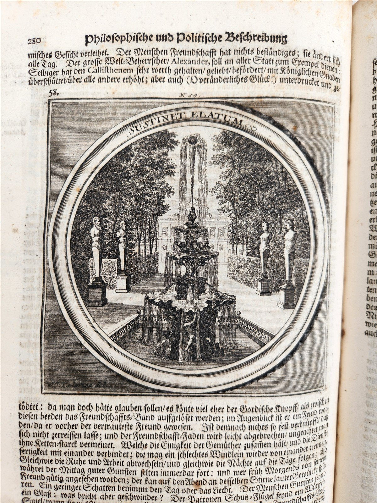 1712 METEOROLOGIA illustrated w/ 83 ENGRAVINGS antique in GERMAN VELLUM FOLIO