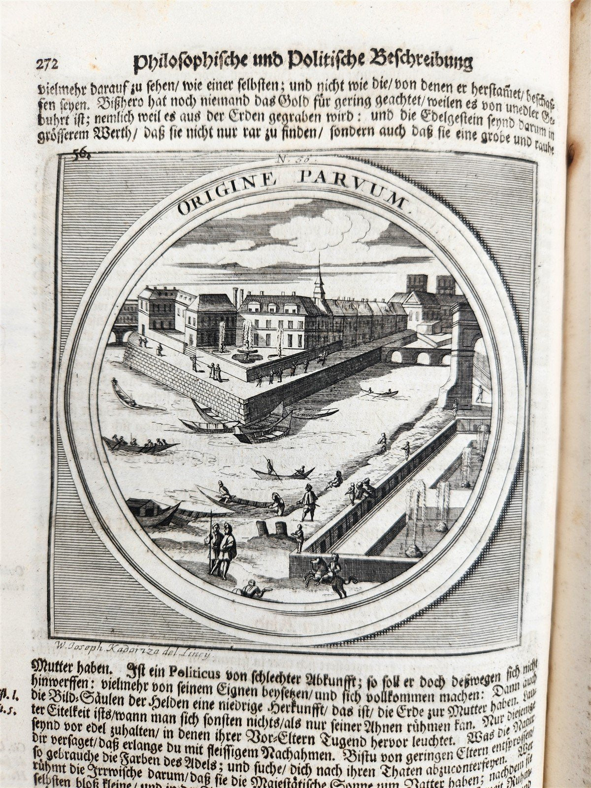 1712 METEOROLOGIA illustrated w/ 83 ENGRAVINGS antique in GERMAN VELLUM FOLIO