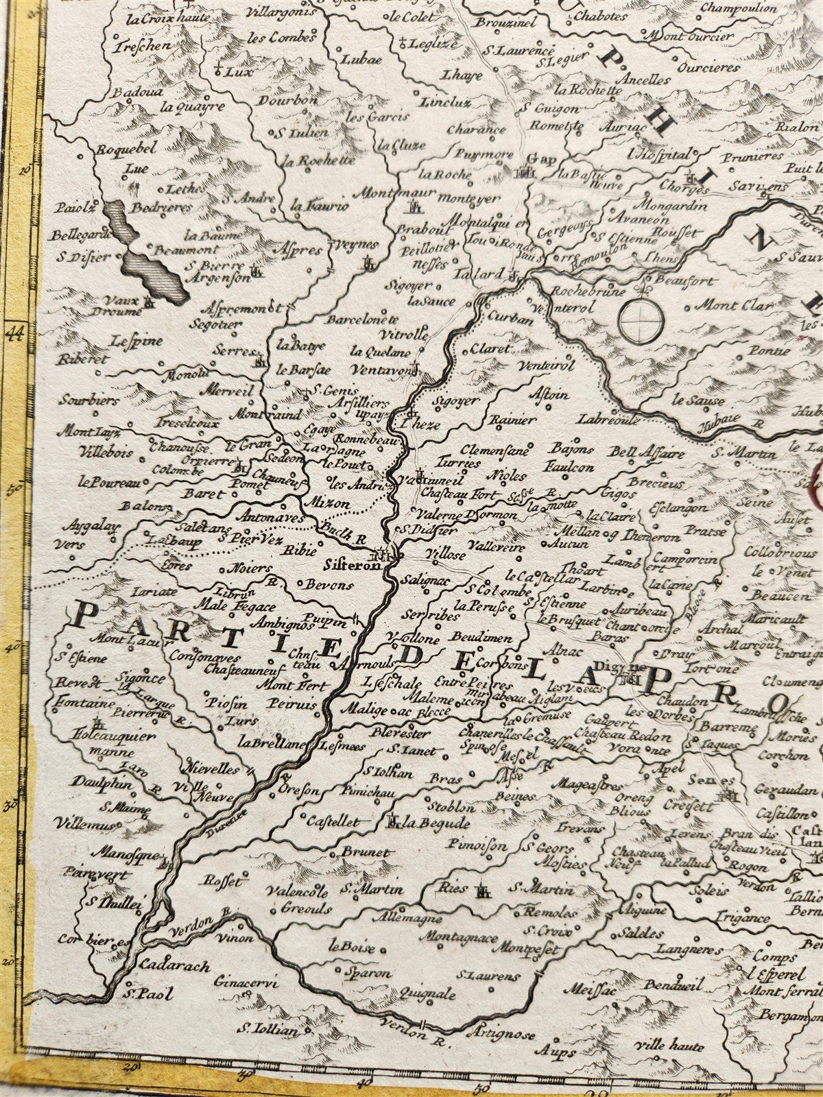 1720 ITALY antique MAP Savoy and Piedmont regions by JOHANN HOMANN AUTHENTIC