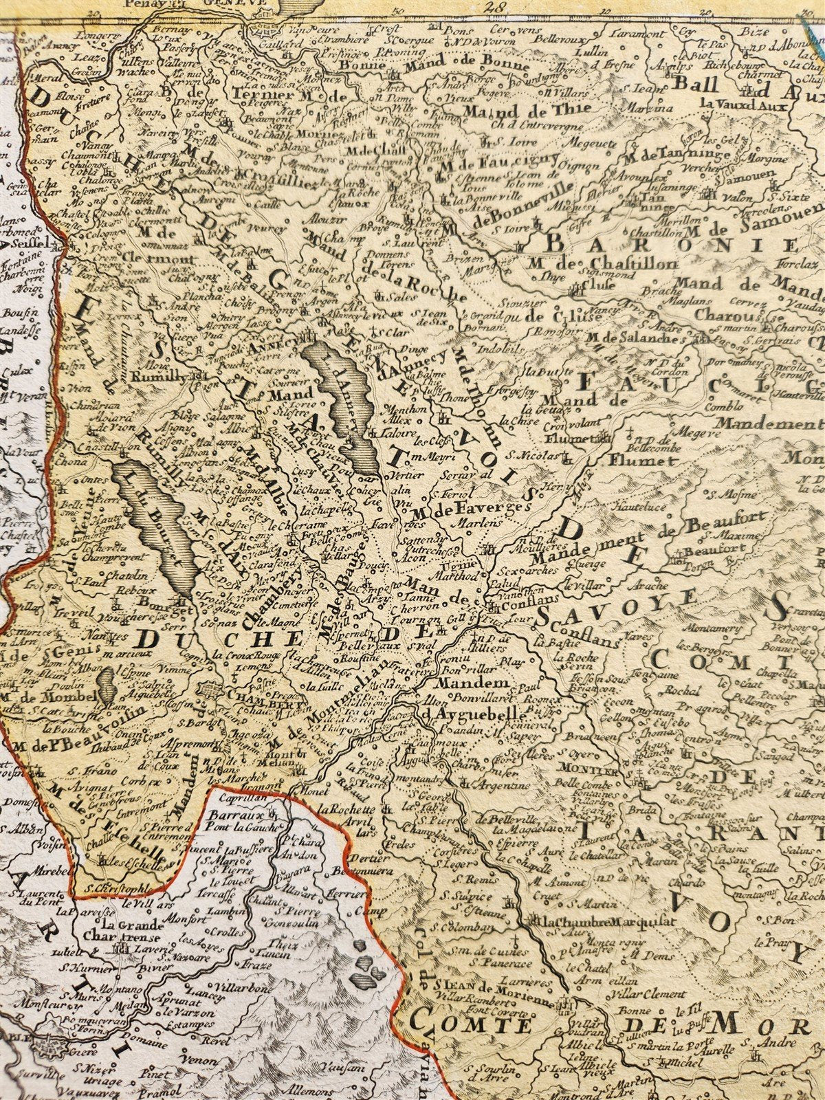 1720 ITALY antique MAP Savoy and Piedmont regions by JOHANN HOMANN AUTHENTIC
