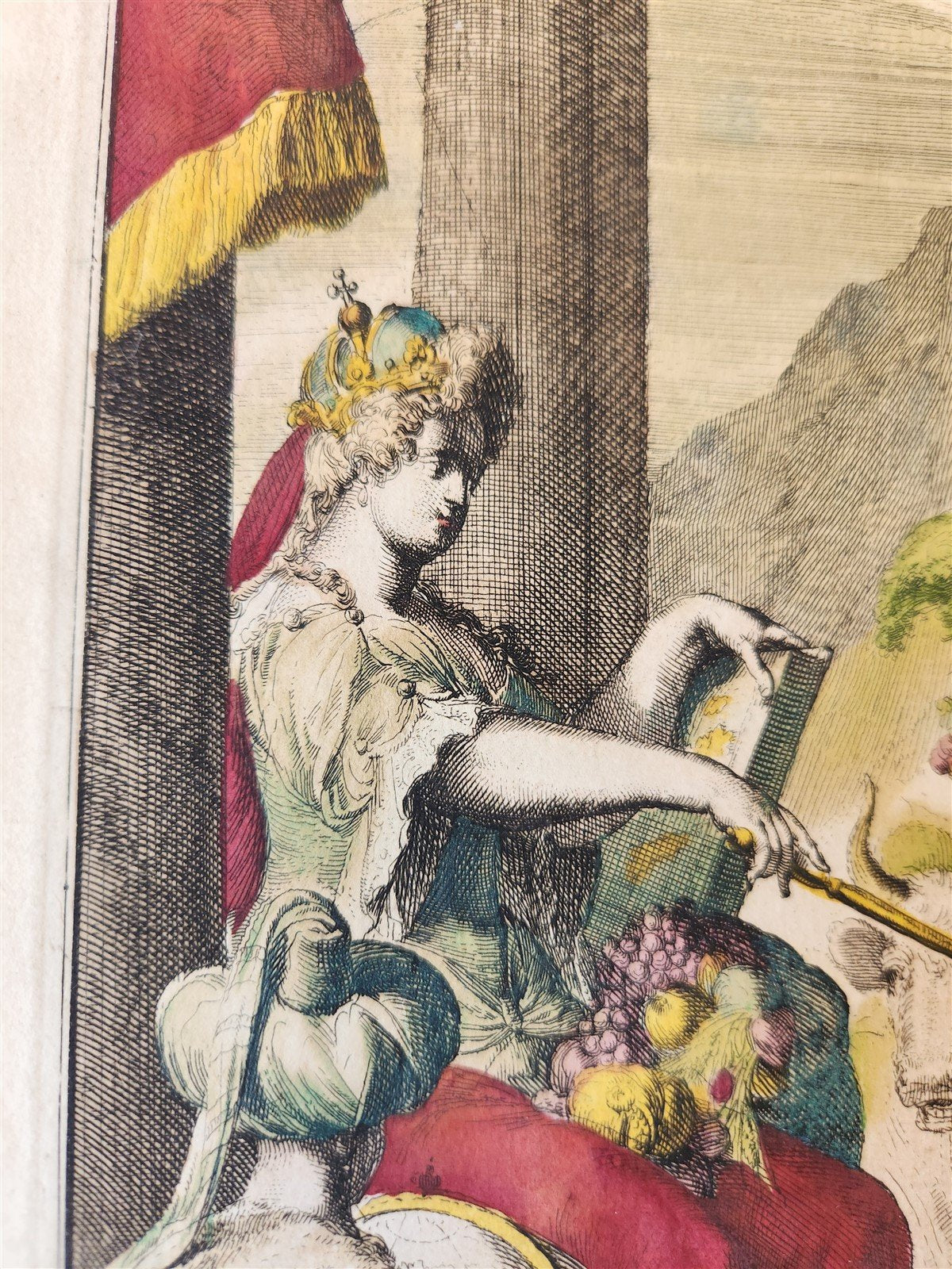 1700s FRENCH TITLE PAGE from Covens & Mortier's Atlas Novus antique