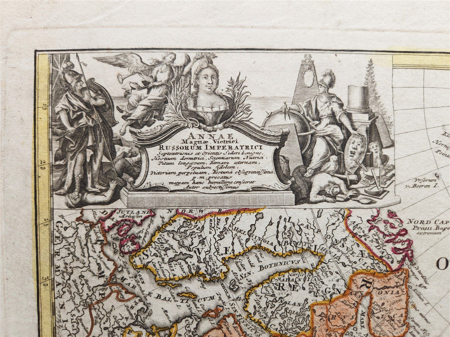 1739 RUSSIAN EMPIRE antique MAP IMPERII RUSSICI et TATARIAE UNIVERSAE Russia