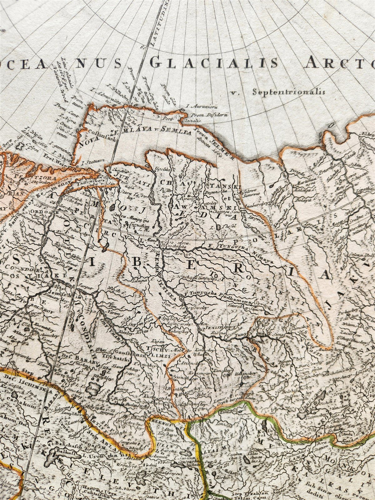 1739 RUSSIAN EMPIRE antique MAP IMPERII RUSSICI et TATARIAE UNIVERSAE Russia