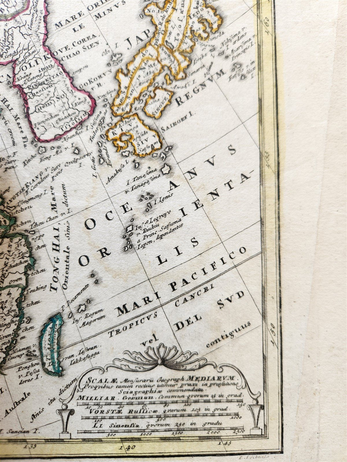 1739 RUSSIAN EMPIRE antique MAP IMPERII RUSSICI et TATARIAE UNIVERSAE Russia