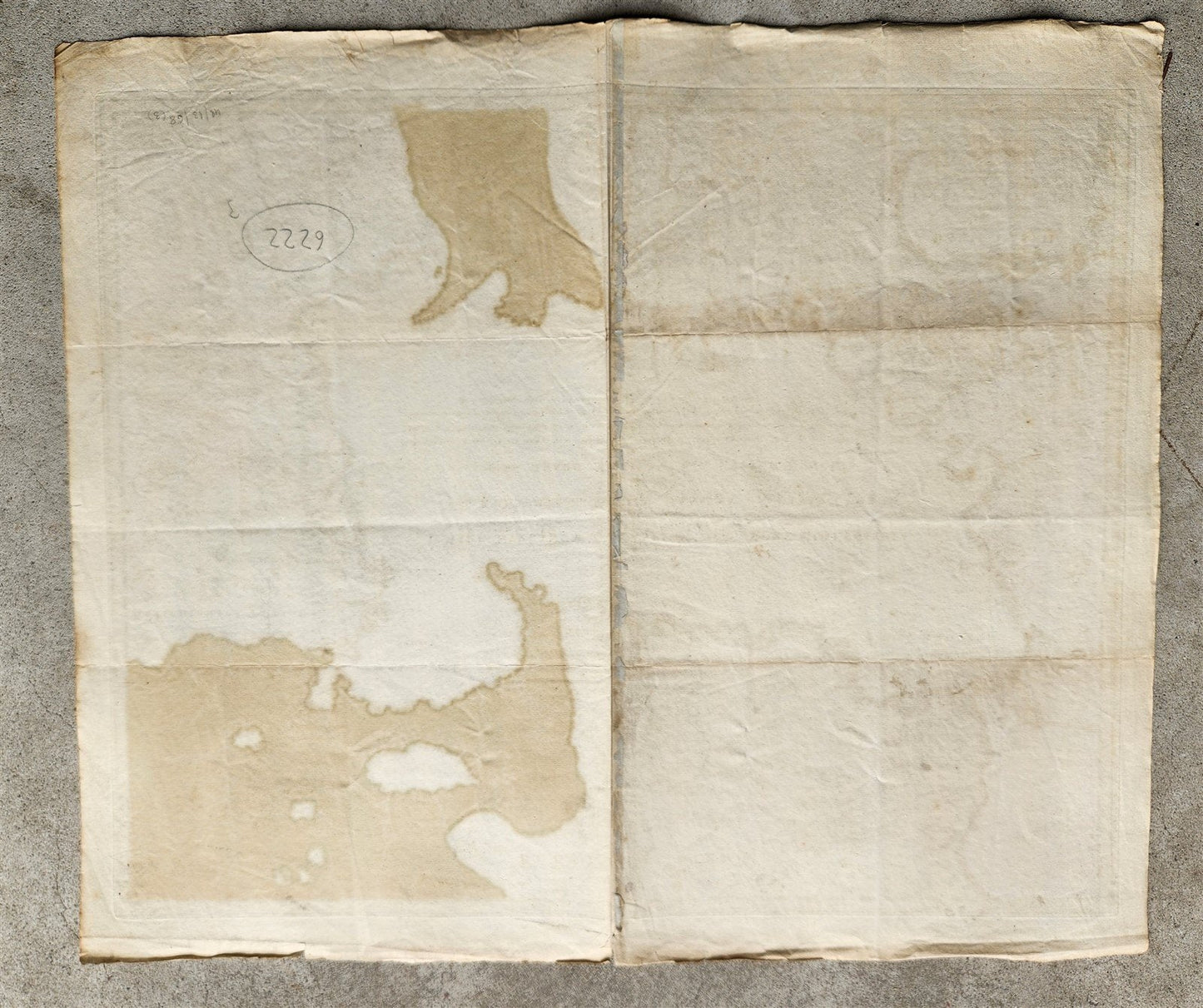 1720 CASPIAN SEA AREA antique MAP Russia RARE