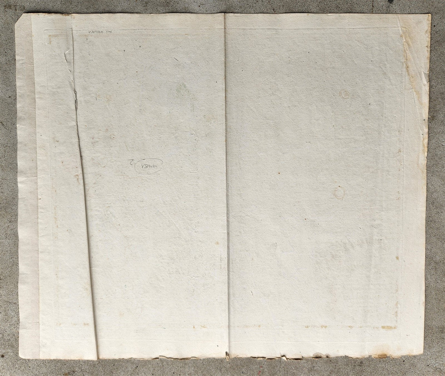 1746 PICARDIE FRANCE antique MAP Pas-de-Calais by Homann