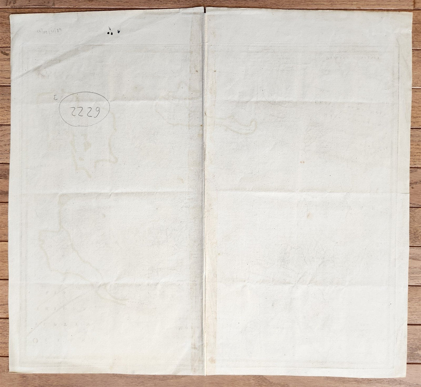 1635 RUSSIA antique MAP by Isaac Massa RARE