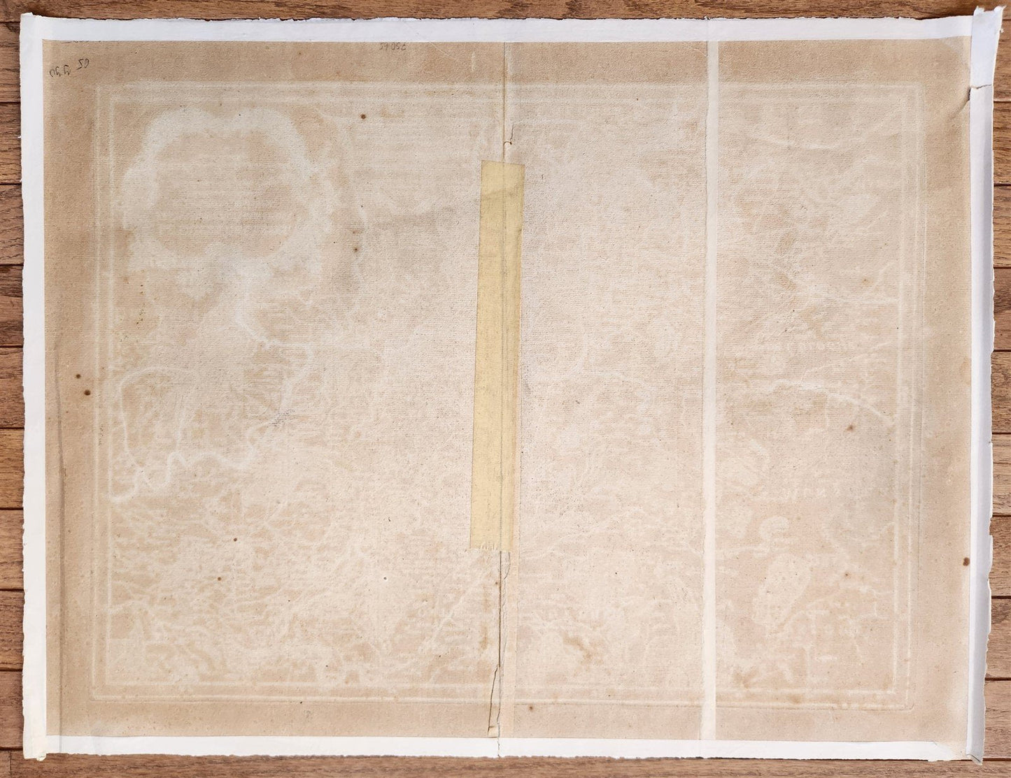 1702 FRANCE LE DUCHE de CLEVES antique MAP by Hubert Jaillot