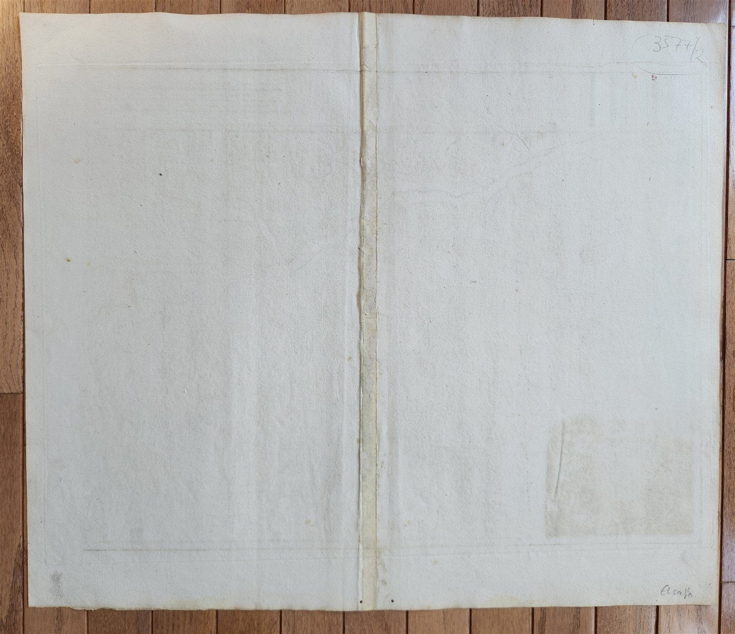 1750s ALSACE FRANCE antique MAP by HOMANN Alsatia tam superior