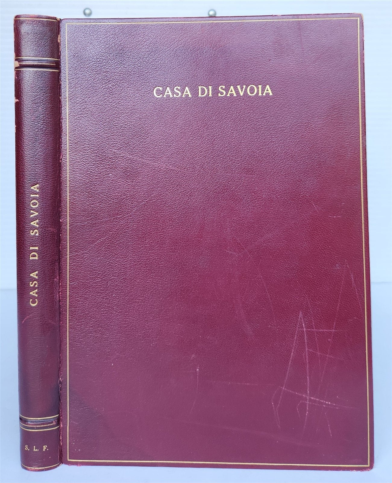1883 HOUSE of SAVOY AUTOGRAPHA antique LTD EDITION illustrated CASA di SAVOIA